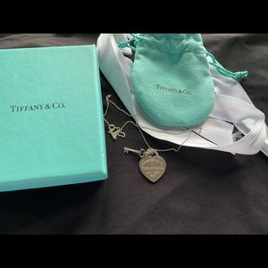 Tiffany & Co. Heart Tag with Key Pendant